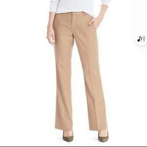 Banana Republic Logan Wool Flannel Pants, Camel